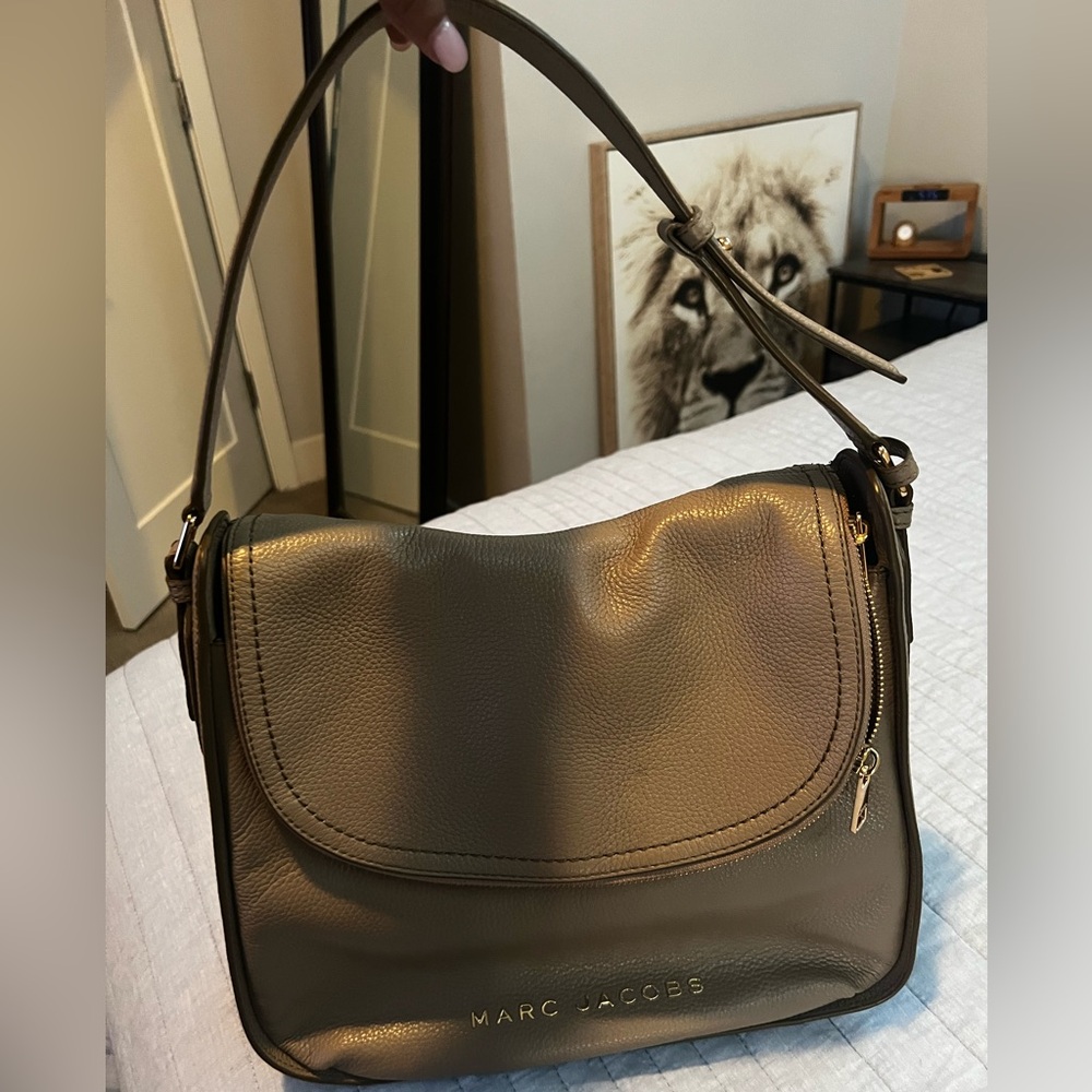 Marc Jacobs Taupe Leather Bag